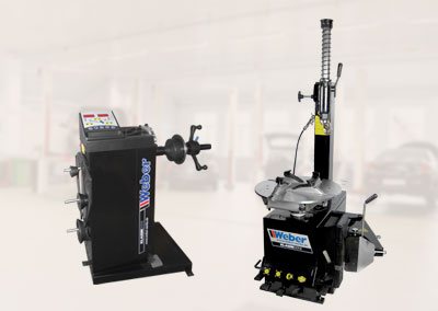 Pack Promozionale „DYNAMIK“ Smontagomme e Equilibratrice veicoli leggeri Weber Klassik Serie