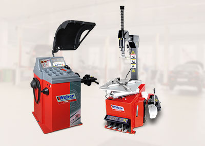 Pack Promozionale Smontagomme e Equilibratrice veicoli leggeri Weber Profi Serie „AUTOMATIK“
