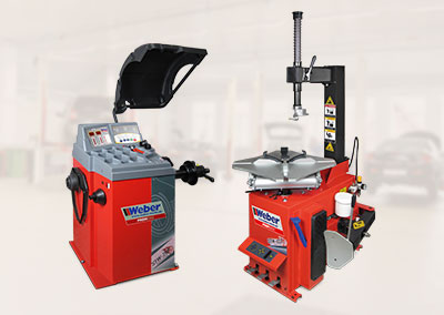 Pack Promozionale Smontagomme e Equilibratrice veicoli leggeri Weber Profi Serie