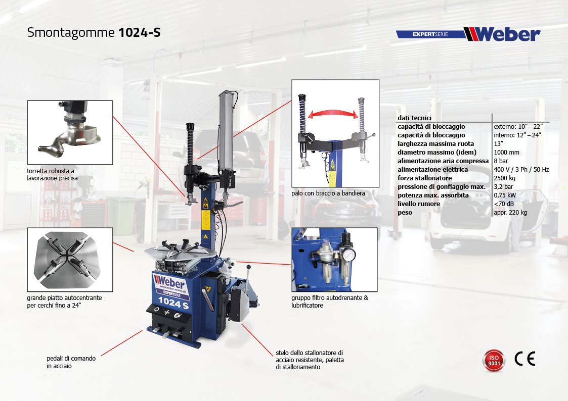 Smontagomme Exper Serie 1024-S