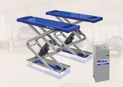 Ponte sollevatore a doppia forbice Weber Expert Serie DSH 3500B