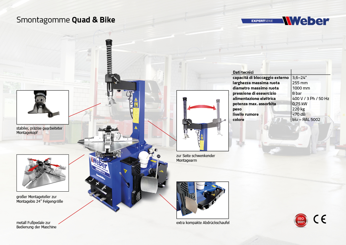 Smontagomme Weber ExpertSerie Quad & Bike