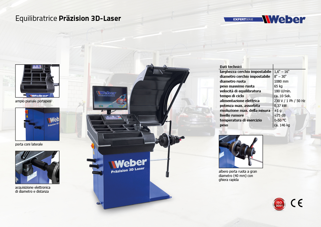 Equilibratrice Präzision 3D-Laser