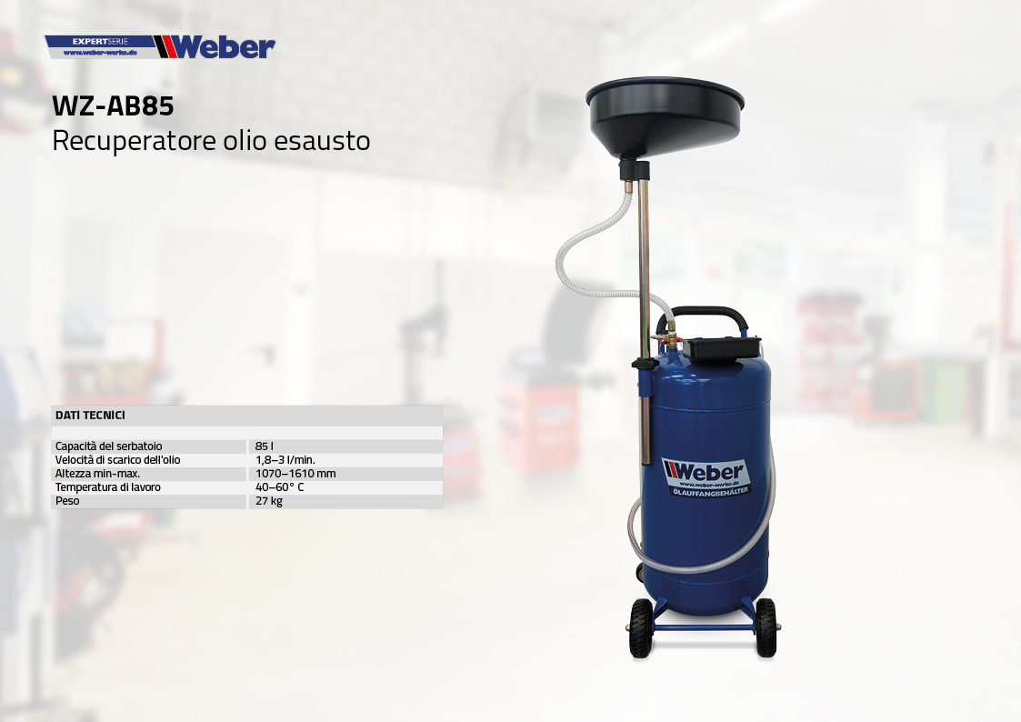 Recuperatore olio esausto WZ-AB85